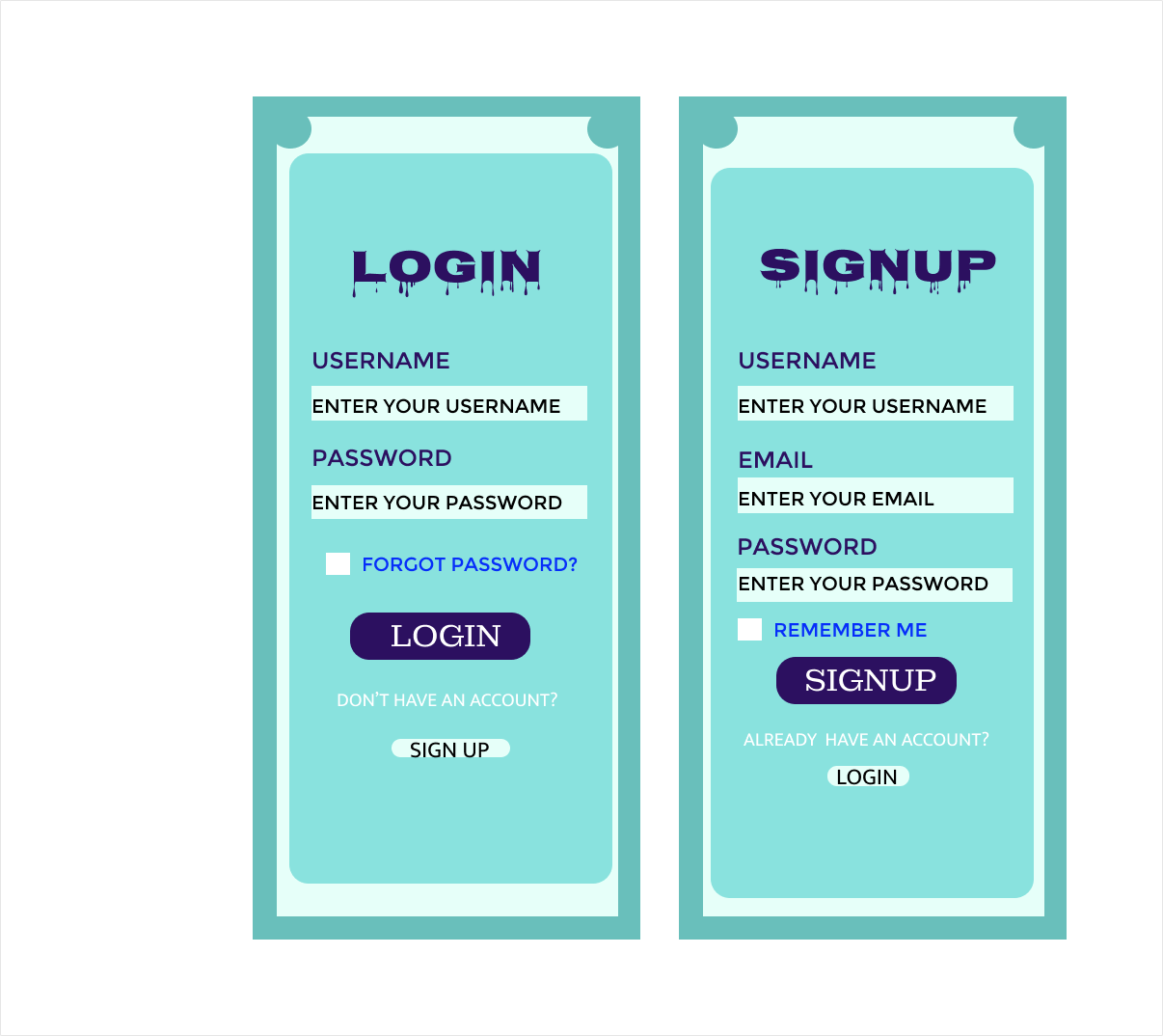 Login Signup UI