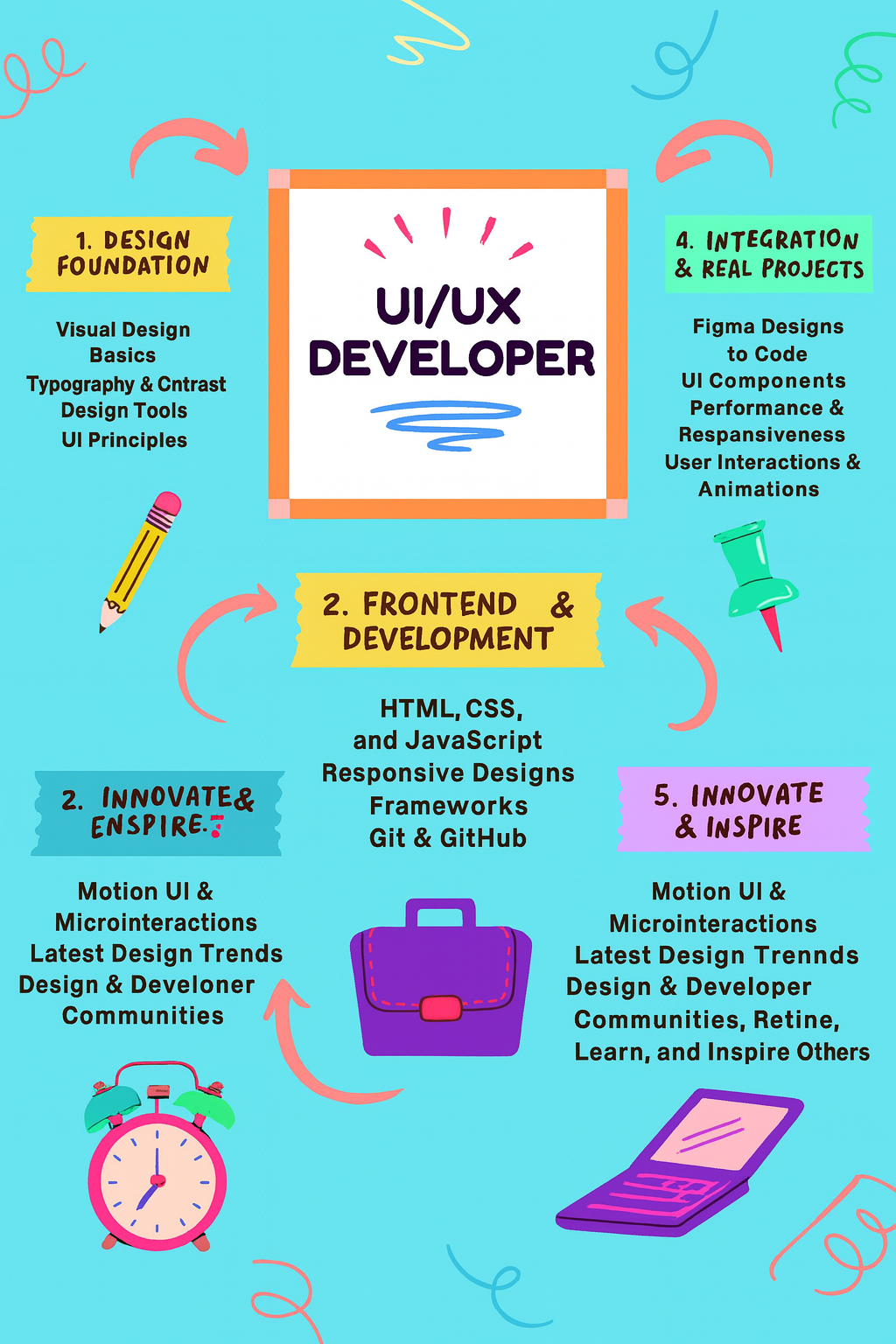 UI/UX Developer Poster